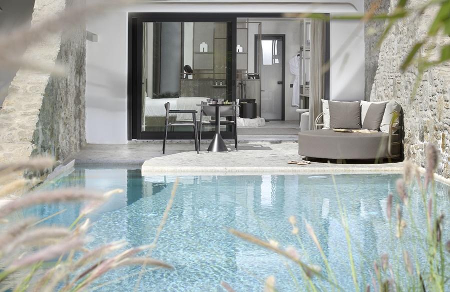 Aeonic Suites & Spa - Only Adults Ornos  Esterno foto